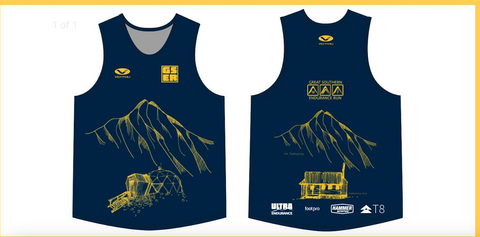 GSER Mt Feathertop edition technical singlet.